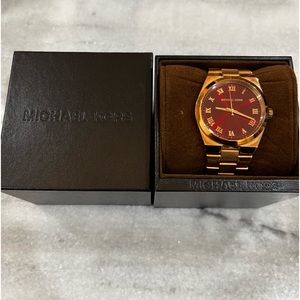 Rose gold Michael Kors watch